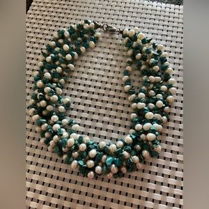 Vintage sterling turquoise and pearl
